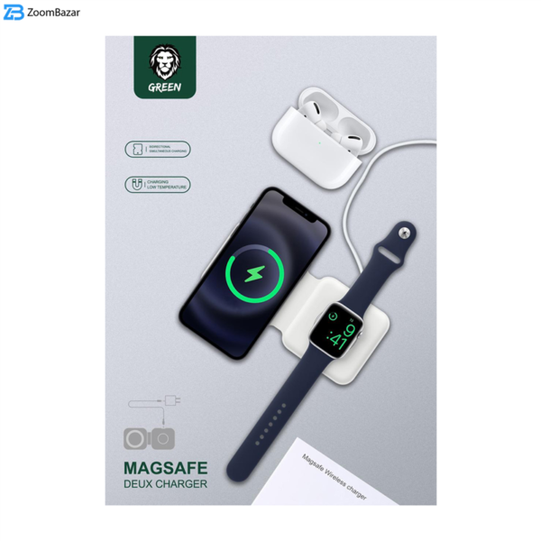 شارژر بی سیم گرین مدل MAGSAFE