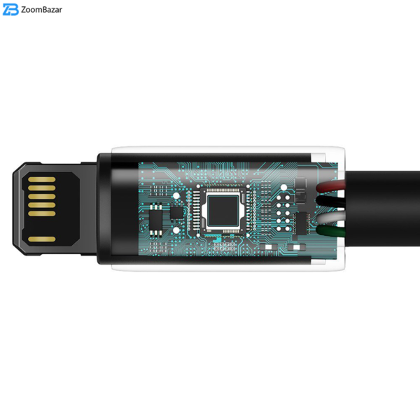 کابل USB به لایتنینگ باسئوس مدل 2.4A calwj-01 طول 1 متر