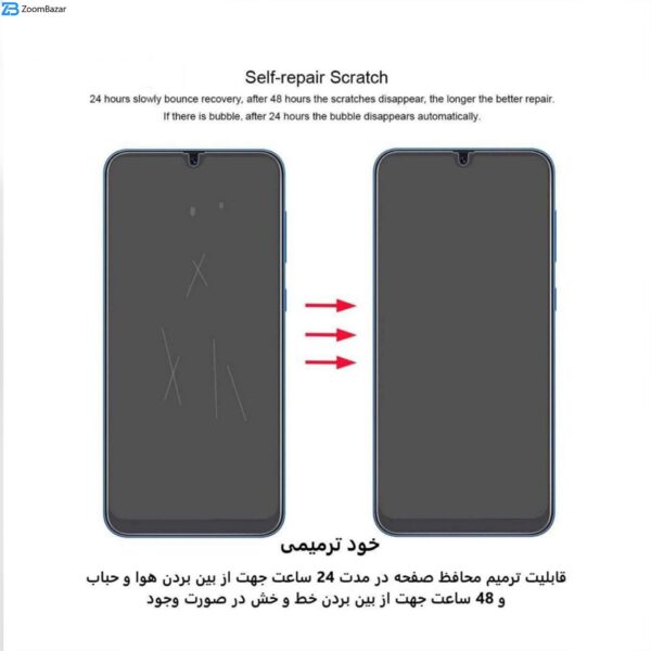 محافظ صفحه نمایش مات بوف مدل HgM15 مناسب برای گوشی موبایل هوآوی Nova5 / Nova5 Pro