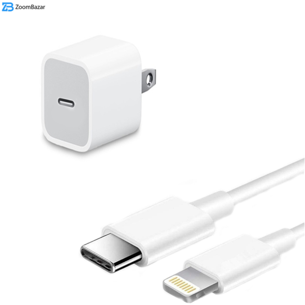 شارژر دیواری بوف مدل PowerPlus-4x به همراه کابل تبدیل USB-C