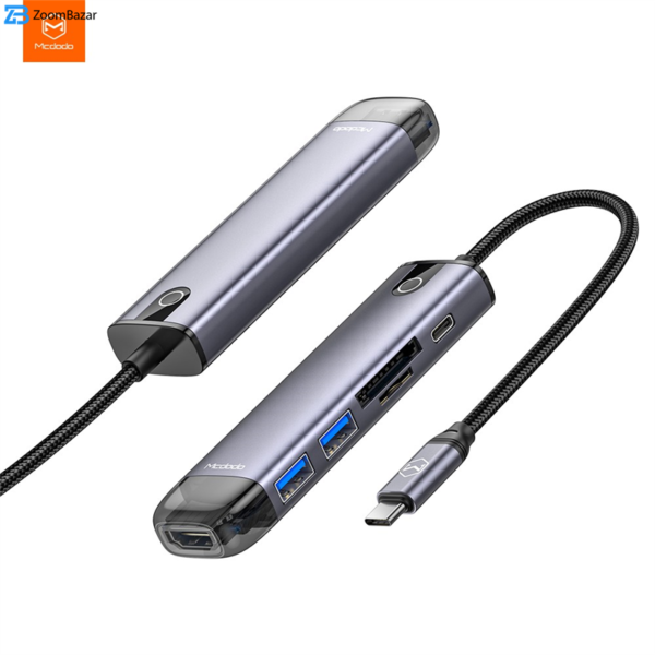 هاب 6 پورت USB-C مک دودو مدل MC-HU-7740