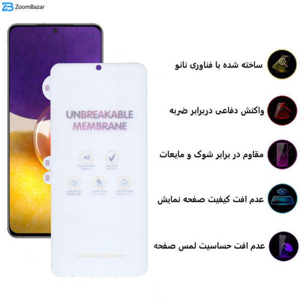 محافظ صفحه نمایش مات بوف مدل HgM15 مناسب برای گوشی موبایل سامسونگ Galaxy A82/S20 Plus/S21 Plus/Meizu 18 Pro/ شیائومی Redmi K40/Redmi K40 Pro