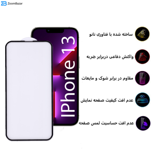 محافظ صفحه نمایش بوف مدل AirBag مناسب برای گوشی موبایل اپل Iphone 13