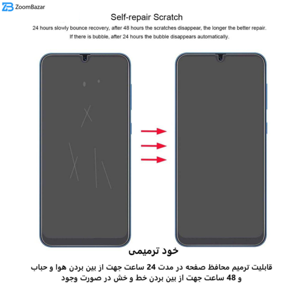 محافظ صفحه نمایش و پشت گوشی بوف مدل Hgm01 مناسب برای گوشی موبایل سامسونگ Galaxy S20 Plus