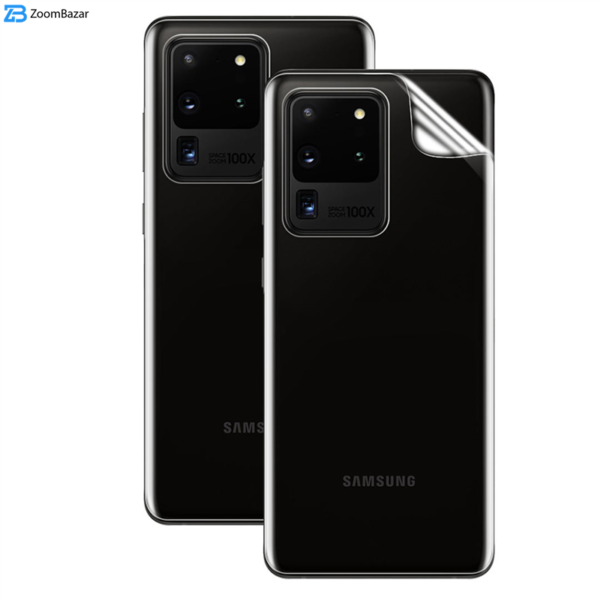 محافظ صفحه نمایش و پشت گوشی بوف مدل Hgm01 مناسب برای گوشی موبایل سامسونگ Galaxy S20 Ultra