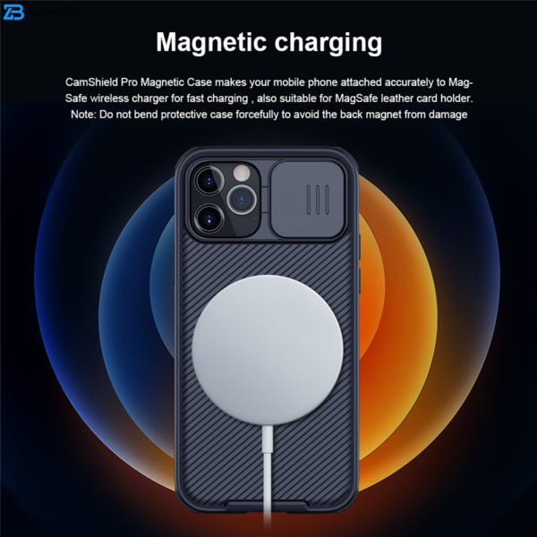 کاور نیلکین مدل CamShield Pro Magnetic مناسب برای گوشی موبایل اپل iPhone 12 /12 Pro