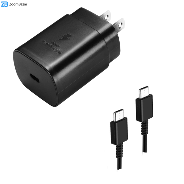 شارژر دیواری بوف مدل SFC-2x به همراه کابل تبدیل USB-C