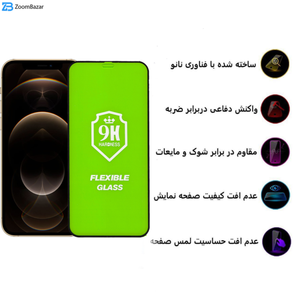 محافظ صفحه نمایش بوف مدل Nfx مناسب برای گوشی موبایل اپلIphone 12 Pro Max