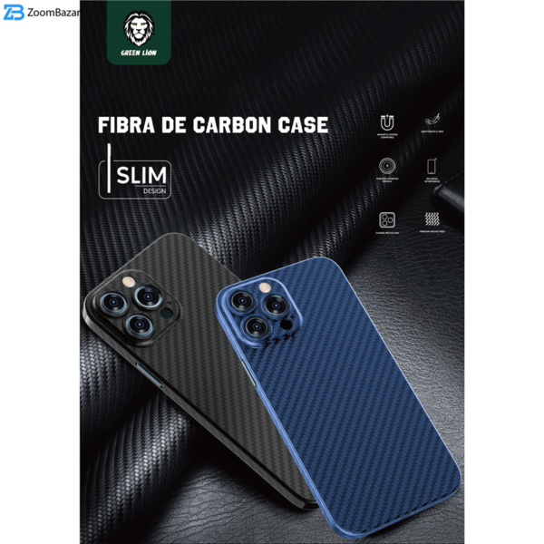 کاور گرین مدل CARBON مناسب برای گوشی موبایل اپل iphone 13 pro max