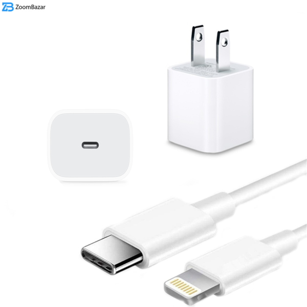 شارژر دیواری بوف مدل PowerPlus-4x به همراه کابل تبدیل USB-C