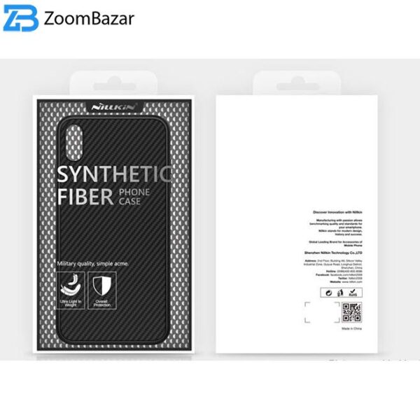 کاور نیلکین مدل Synthetic Fiber مناسب برای گوشی موبایل اپل Iphone Xs Max