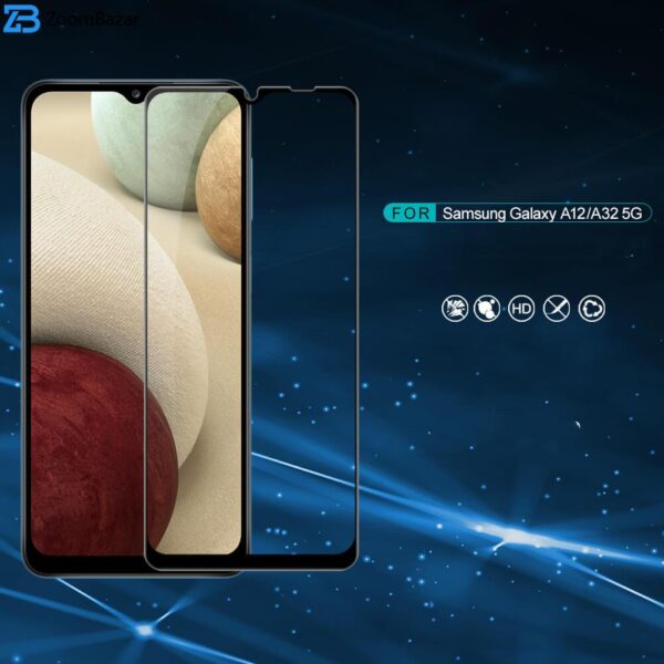 محافظ صفحه نمایش سرامیکی بوف مدل CF9 مناسب برای گوشی موبایل سامسونگ Galaxy A32 5G/ A12 / M12