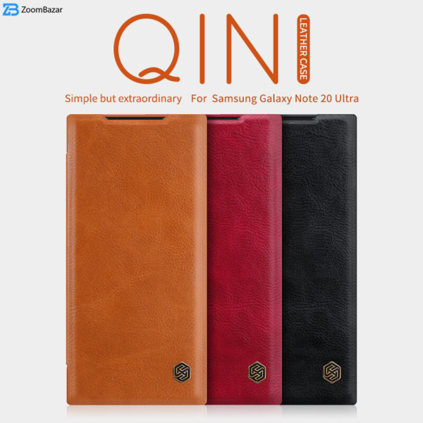 کیف کلاسوری نیلکین مدل QIN مناسب برای گوشی موبایل سامسونگ Galaxy Note 20 ultra