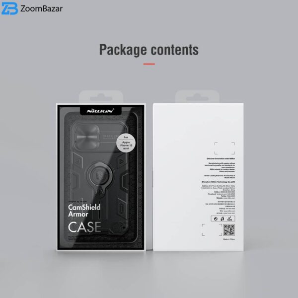 کاور نیلکین مدل CamShield Armor مناسب برای گوشی موبایل اپل iPhone 12 mini