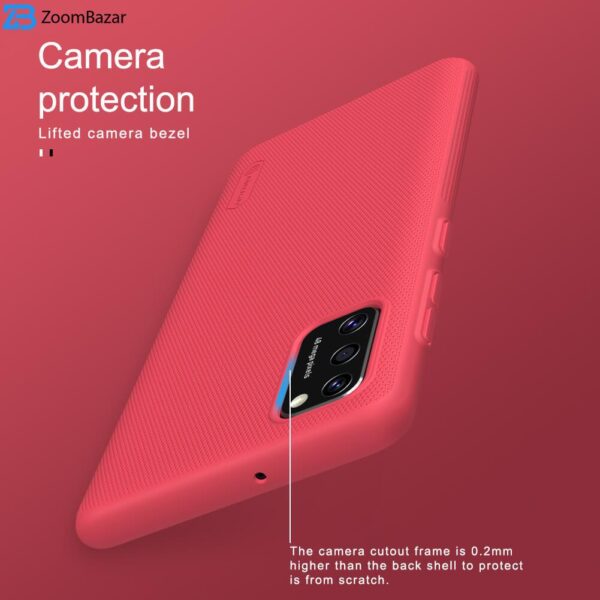 کاور نیلکین مدل Frosted Shield مناسب برای گوشی موبایل سامسونگ Galaxy A41