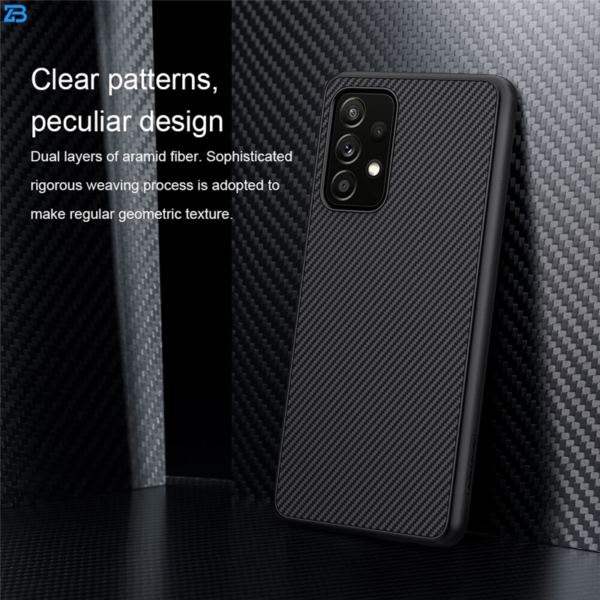 کاور نیلکین مدل Synthetic fiber مناسب برای گوشی موبایل سامسونگ Galaxy A52