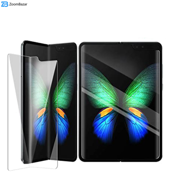 محافظ صفحه نمایش مات بوف مدل HgM-15 مناسب برای گوشی موبایل سامسونگ Galaxy Z fold1 به همراه محافظ پشت گوشی