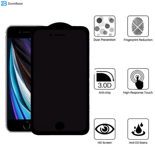 محافظ صفحه نمایش 5D بوف مدل F33 مناسب برای گوشی موبایل اپل Iphone 8 / Iphone 7 / Iphone se 2020