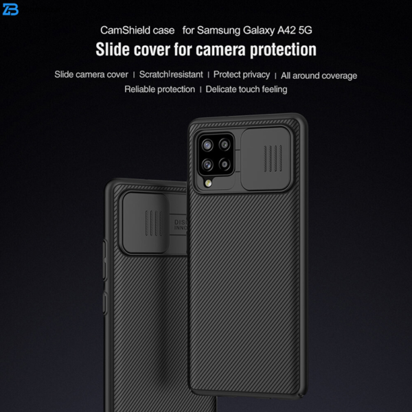 کاور نیلکین مدل Camshield مناسب برای گوشی موبایل سامسونگ Galaxy A42 5G