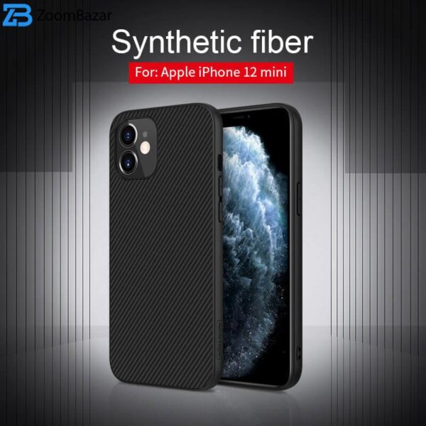 کاور نیلکین مدل Synthetic fiber مناسب برای گوشی موبایل اپل iPhone 12 Mini