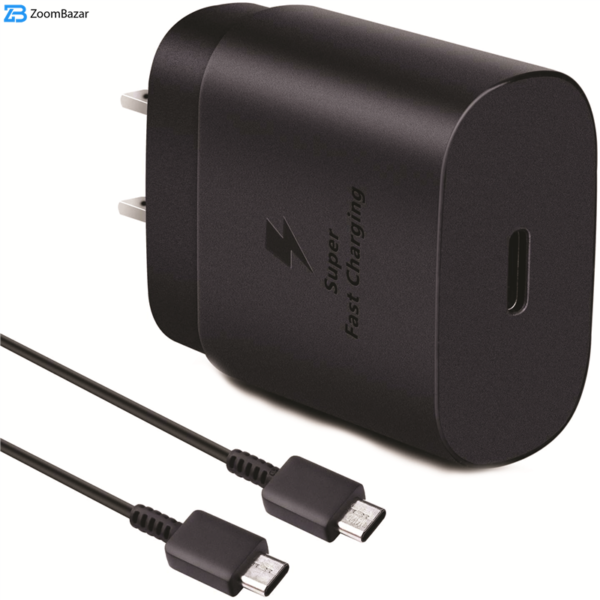 شارژر دیواری بوف مدل SFC-2x به همراه کابل تبدیل USB-C