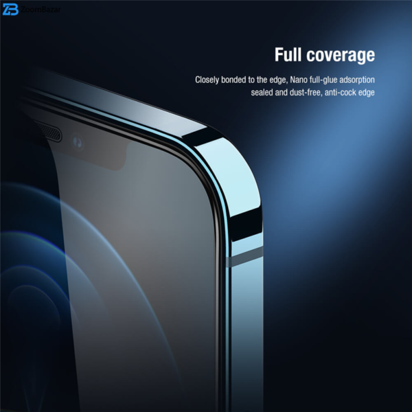 محافظ صفحه نمایش نیلکین مدل Amazing 2-in-1 مناسب برای گوشی اپل iPhone 12 به همراه محافظ لنز دوربین