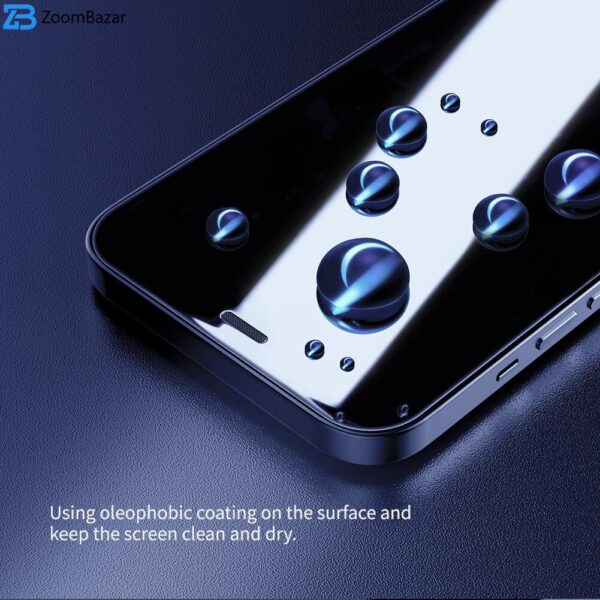 محافظ صفحه نمایش سرامیکی حریم شخصی گرین مدل Unbreakable-Privacy مناسب برای گوشی موبایل اپل IPhone 12 / 12 Pro