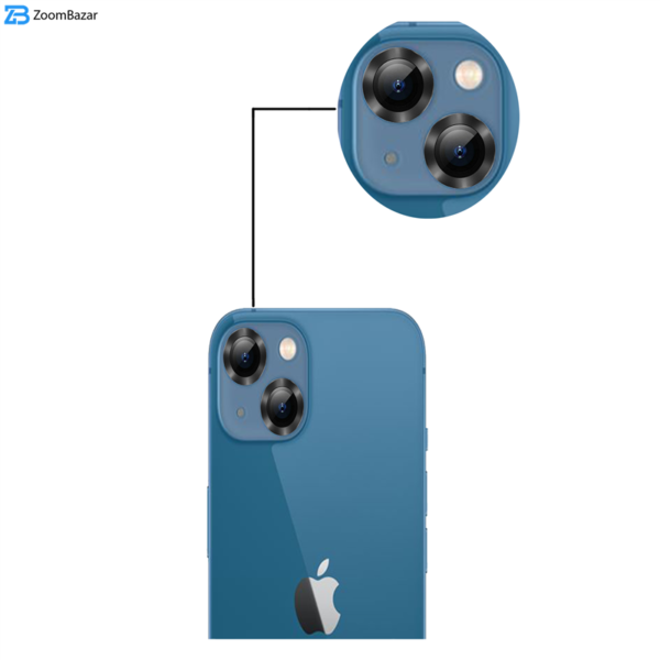 محافظ لنز دوربین بوف مدل ClrFilm مناسب برای گوشی موبایل اپل Iphone 13