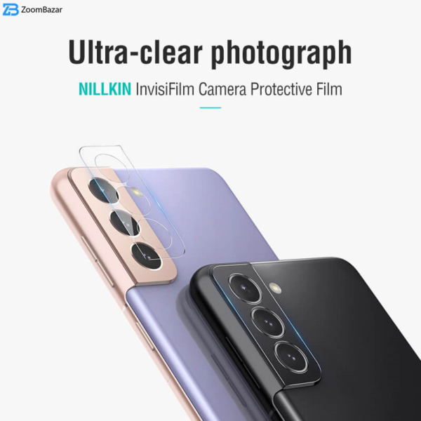 محافظ لنز دوربین نیلکین مدل InvisiFilm مناسب برای گوشی موبایل سامسونگ Galaxy s21plus