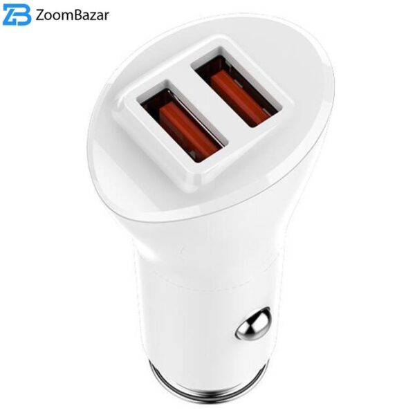 شارژر فندکی الدینیو مدل C511Q به همراه کابل تبدیل microUSB