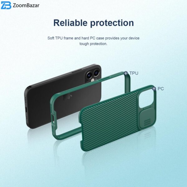 کاور نیلکین مدل CAMSHIELD-PRO-12MIN مناسب برای گوشی موبایل اپل IPHONE 12 MINI