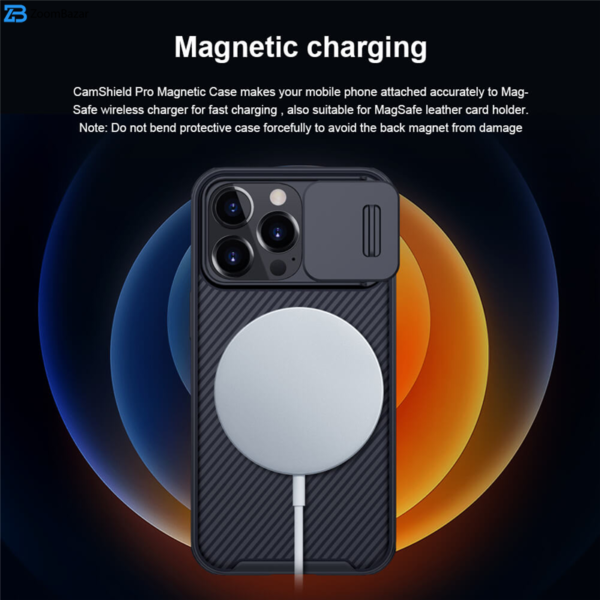 کاور نیلکین مدل CamShield Pro Magnetic(MagSafe) مناسب برای گوشی موبایل اپل IPhone 13 Pro