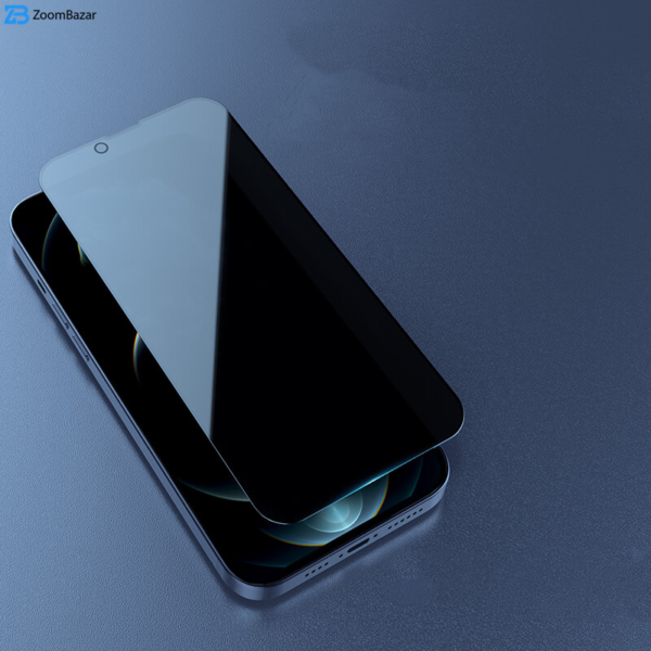 محافظ صفحه نمایش حریم شخصی گرین مدل PRIVACY مناسب برای گوشی موبایل اپل iPhone 13 /13 Pro