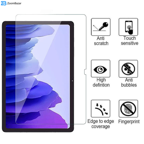 محافظ صفحه نمایش بوف مدل 5D-Plus مناسب برای تبلت سامسونگ Galaxy Tab A7 2020 / T505