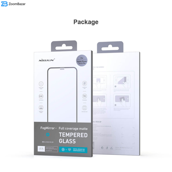 محافظ صفحه نمایش مات نیلکین مدل Fog Mirror مناسب برای گوشی موبایل اپل IPhone 13 Pro