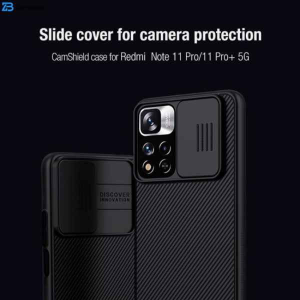 کاور نیلکین مدل CamShield مناسب برای گوشی موبایل شیائومی Xiaomi Redmi Note 11 Pro / Redmi Note 11 Pro Plus 5G