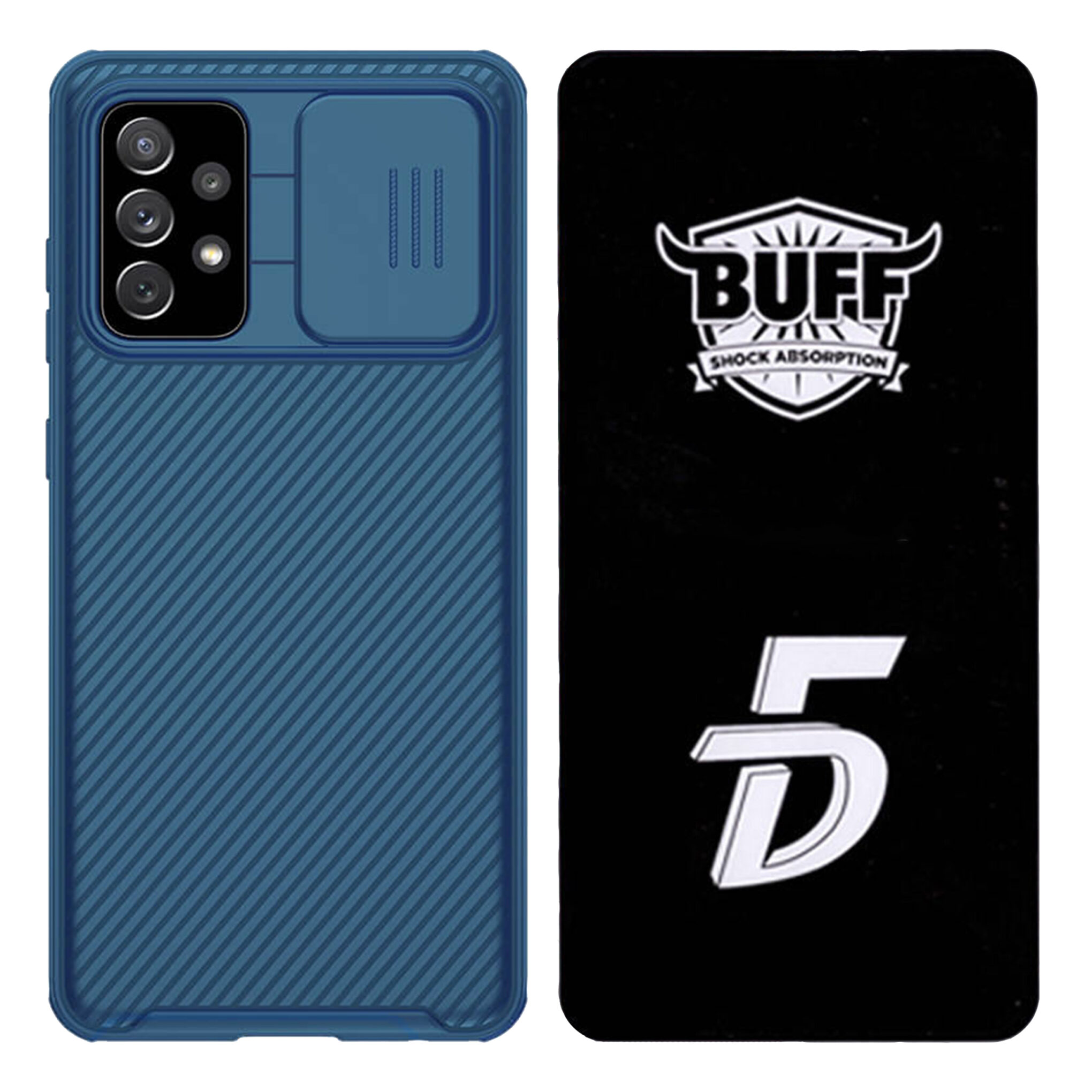 کاور نیلکین مدل F-CMg مناسب برای گوشی موبایل سامسونگ Galaxy A72 4G/5G به همراه محافظ صفحه نمایش