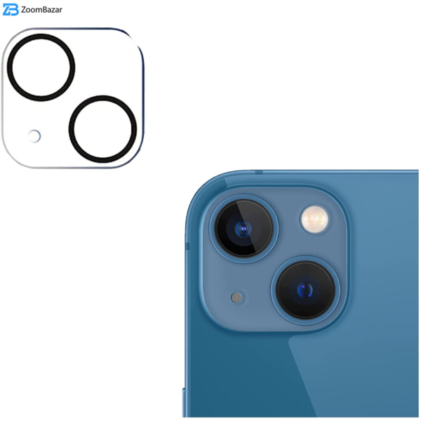 محافظ لنز دوربین بوف مدل 3D Clear مناسب برای گوشی موبایل اپل Iphone 13 /13 Mini