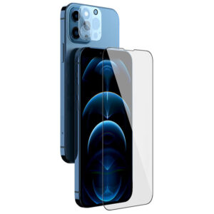 محافظ صفحه نمایش نیلکین مدل Amazing 2-in-1 مناسب برای گوشی موبایل اپل iPhone 13 Pro Max به همراه محافظ لنز دوربین