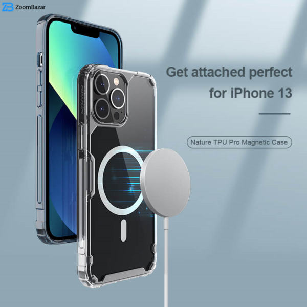 کاور نیلکین مدل Nature Pro Magnetic مناسب برای گوشی موبایل اپل iPhone 13 Pro