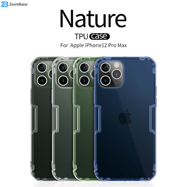 کاور نیلکین مدل Nature TPU Pro مناسب برای گوشی موبایل اپل iphone 12 Pro Max