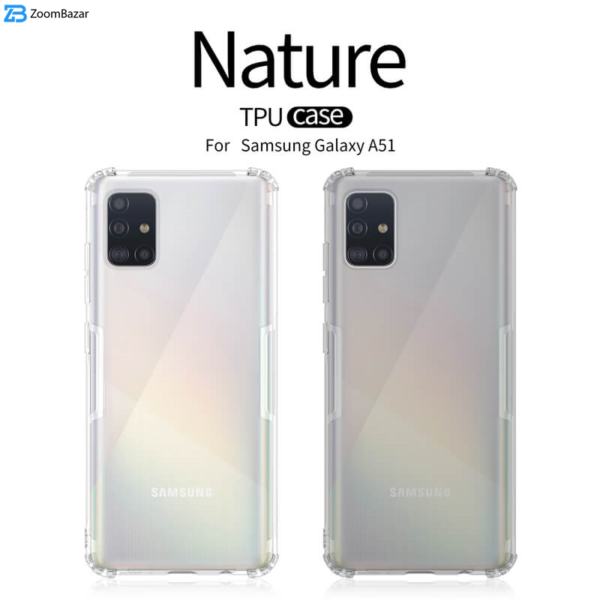 کاور نیلکین مدل Nature-Tpu-A51 مناسب برای گوشی موبایل سامسونگ Galaxy A51