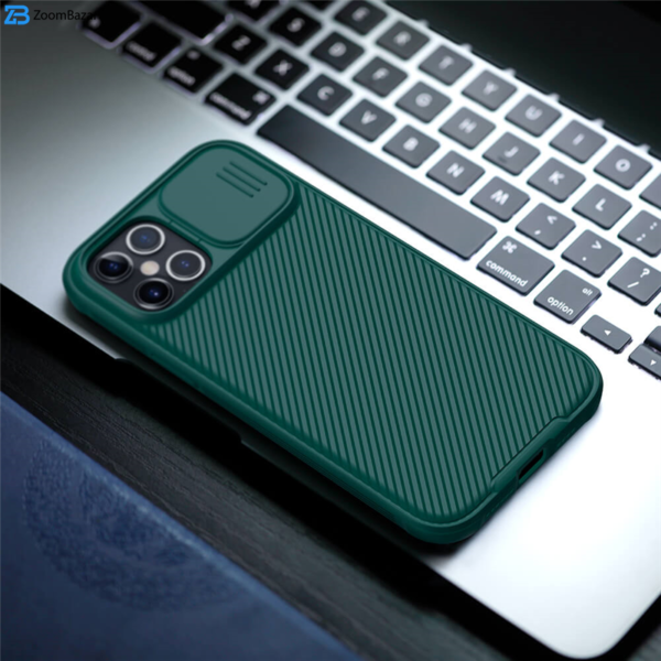 کاور نیلکین مدل Cry-CMg مناسب برای گوشی موبایل اپل Iphone 12 Pro Max به همراه محافظ صفحه نمایش