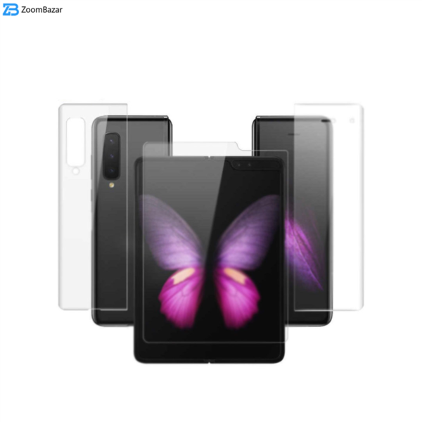محافظ صفحه نمایش  بوف مدل Hg01 مناسب برای گوشی موبایل سامسونگ Galaxy Zfold1 به همراه محافظ پشت گوشی