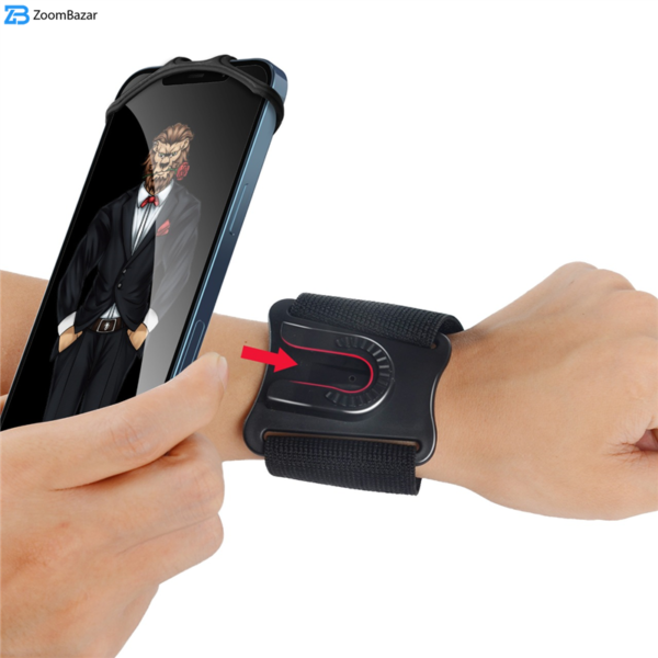 کیف بازویی گرین مدل SPORTS ARMBAND مناسب برای گوشی موبایل تا سایز 8 اینچ