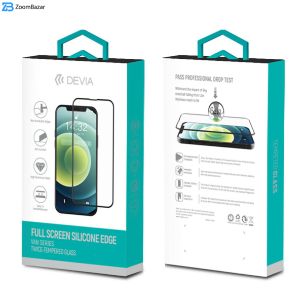 محافظ صفحه نمایش دیویا مدل SILICONE مناسب برای گوشی موبایل اپل IPhone 13 Pro Max