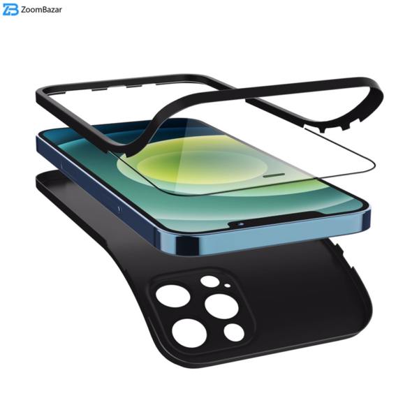 کاور 360 درجه گرین مدل Carcasa Privacy Pro مناسب برای گوشی موبایل اپل iPhone 12 Pro Max