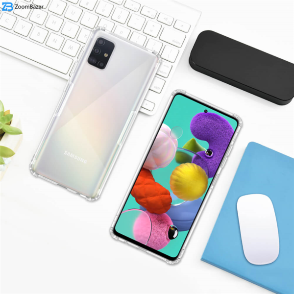 کاور نیلکین مدل Nature-Tpu-A51 مناسب برای گوشی موبایل سامسونگ Galaxy A51