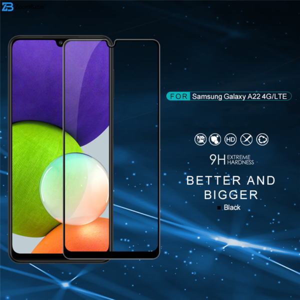محافظ صفحه نمایش سرامیکی بوف مدل CF9 مناسب برای گوشی موبایل سامسونگ Galaxy A22 4G