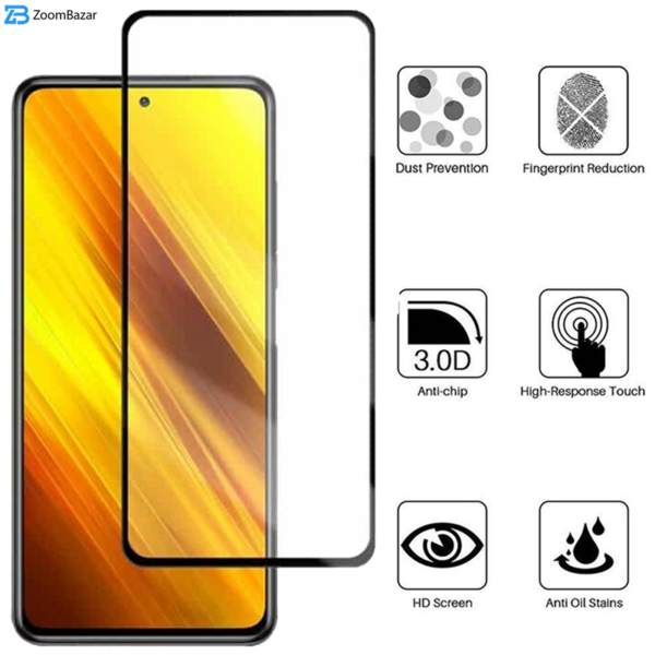 محافظ صفحه نمایش سرامیکی بوف مدل CF9 مناسب برای گوشی موبایل شیائومی Poco X3/Poco X3 NFC/Poco X3 Pro